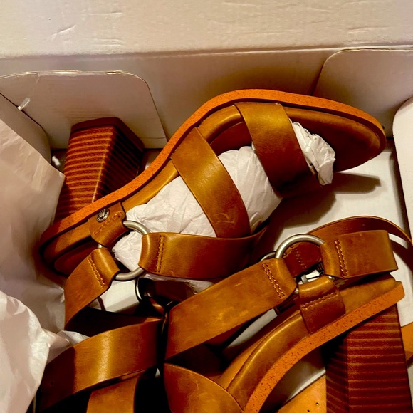 Yellow Box Shoes - Faux Leather Sexy High Sandals